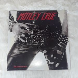 Motley Crue Too Fast for Love Vinyl record